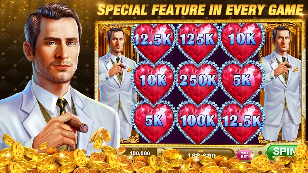 Slots Rush: Vegas Casino Slots (Слотс Раш)  [МОД Много денег] Screenshot 1