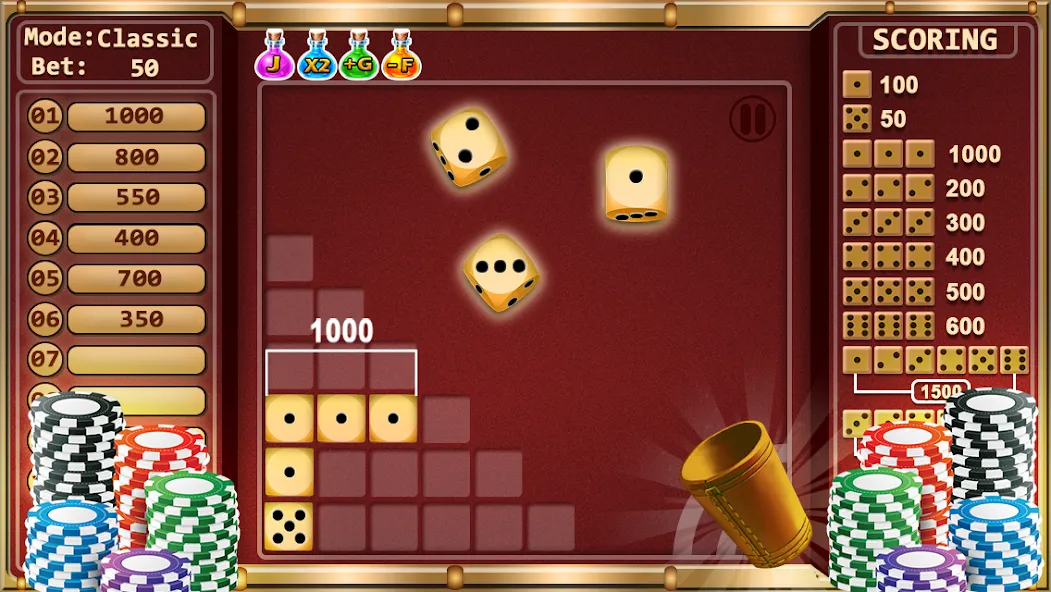 Farkle - Dice Game (Фаркл)  [МОД Unlimited Money] Screenshot 1