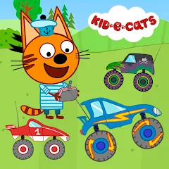 Взломанная Kid-E-Cats: Kids Monster Truck  [МОД Бесконечные деньги] - стабильная версия apk на Андроид