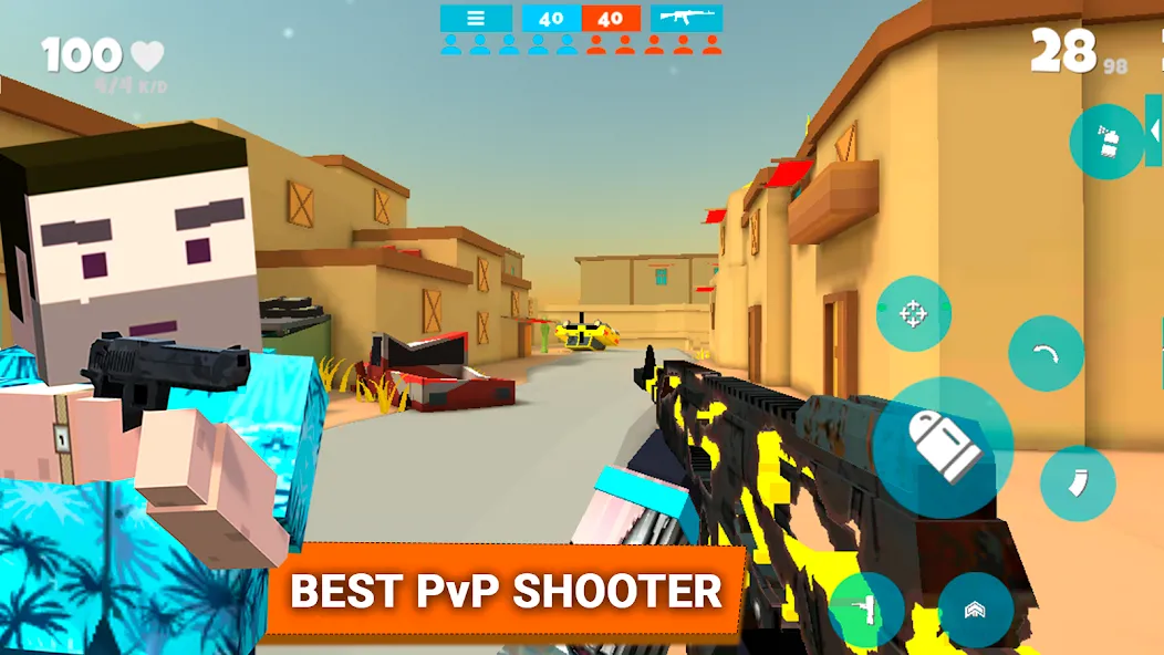 Fan of Guns: FPS Pixel Shooter (Фан оф Ганс)  [МОД Unlocked] Screenshot 1