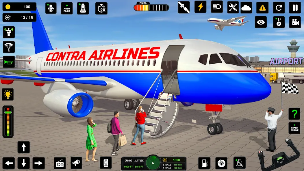 City Pilot Cargo Plane Games (Сити Пилот Карго Плейн Геймс)  [МОД Mega Pack] Screenshot 5