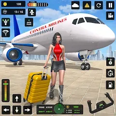 Скачать взломанную City Pilot Cargo Plane Games (Сити Пилот Карго Плейн Геймс)  [МОД Mega Pack] - стабильная версия apk на Андроид