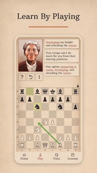 Learn Chess with Dr. Wolf  [МОД Все открыто] Screenshot 3