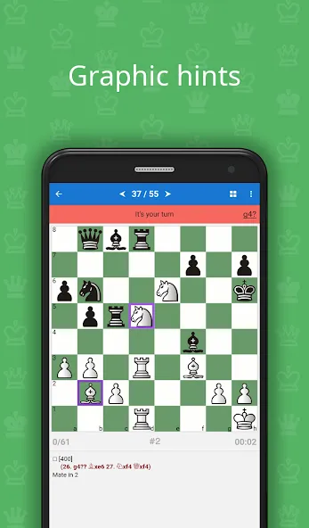 Mate in 2 (Chess Puzzles)  [МОД Много денег] Screenshot 2