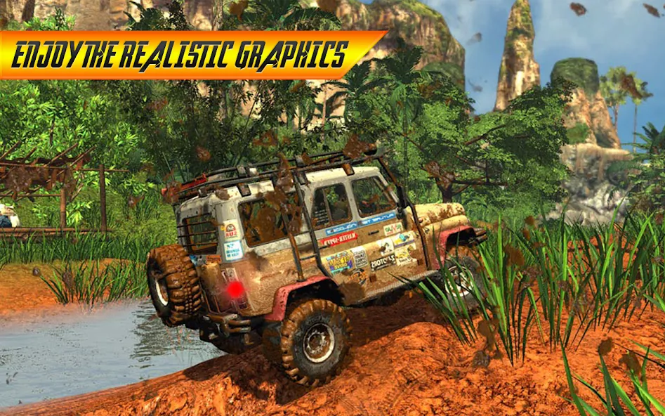 Offroad Jeep Driving Simulator  [МОД Mega Pack] Screenshot 5