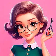 Скачать взломанную Beauty Tycoon: Hair Salon Game (Бьюти Тайкун)  [МОД Mega Pack] - последняя версия apk на Андроид