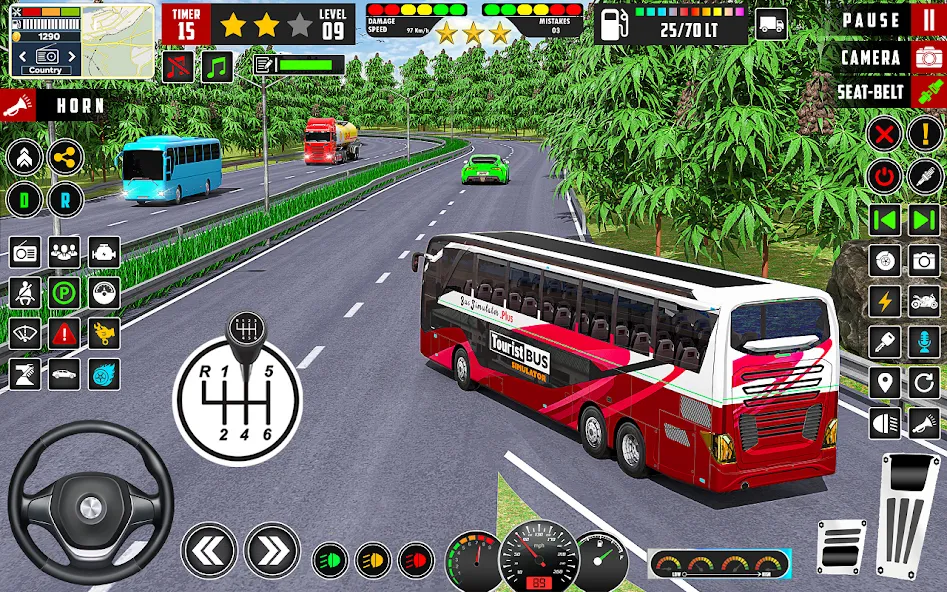 City Bus Simulator 3D Bus Game (Симулятор городского автобуса 3D  игра   )  [МОД Menu] Screenshot 1