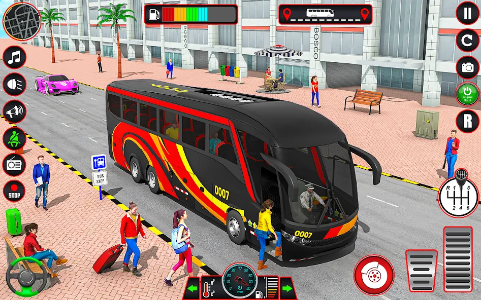 City Bus Simulator 3D Bus Game (Симулятор городского автобуса 3D  игра   )  [МОД Menu] Screenshot 5