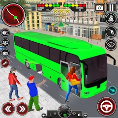 Взломанная City Bus Simulator 3D Bus Game (Симулятор городского автобуса 3D  игра   )  [МОД Menu] - последняя версия apk на Андроид