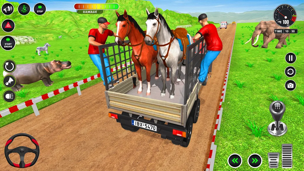 Animal Transport Truck Game 3D (Игра Грузовик для перевозки животных)  [МОД Меню] Screenshot 4