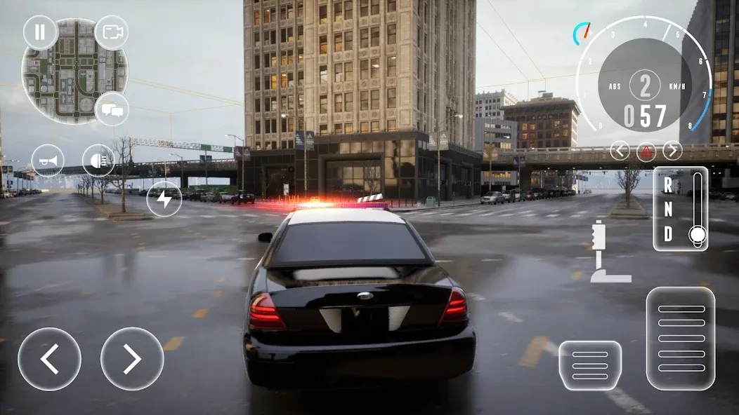 Police Car Simulator 2023 (Полицейский симулятор автомобиля 2023)  [МОД Бесконечные деньги] Screenshot 1