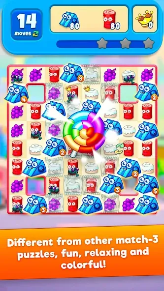 Sugar Heroes - match 3 game  [МОД Menu] Screenshot 1