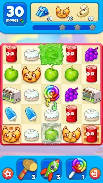 Sugar Heroes - match 3 game  [МОД Menu] Screenshot 5