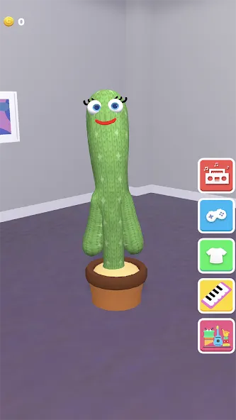 Talking Cactus (Токинг Кактус)  [МОД Бесконечные деньги] Screenshot 1