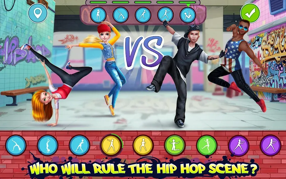 Hip Hop Battle - Girls vs Boys  [МОД Menu] Screenshot 1