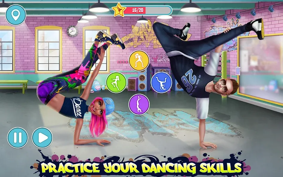 Hip Hop Battle - Girls vs Boys  [МОД Menu] Screenshot 3