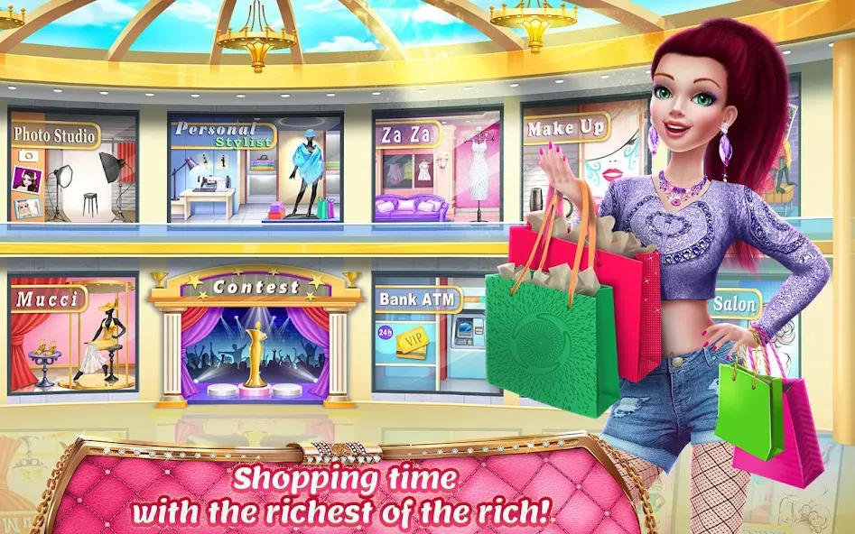 Rich Girl Mall - Shopping Game  [МОД Меню] Screenshot 4