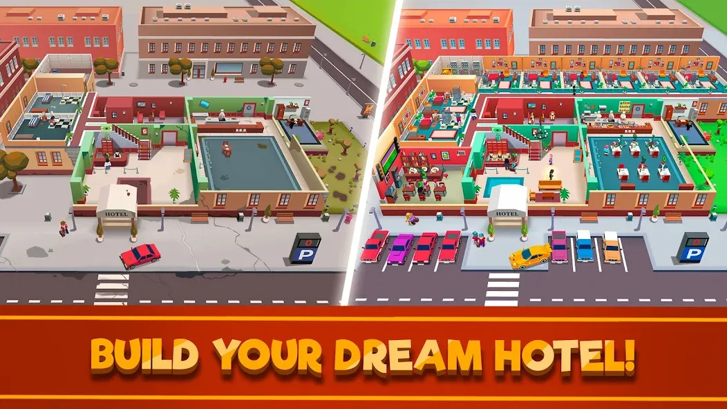 Hotel Empire Tycoon－Idle Game  [МОД Unlimited Money] Screenshot 1