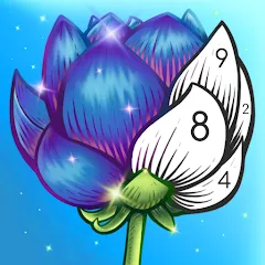 Взломанная Color Swipe Coloring Book game  [МОД Menu] - стабильная версия apk на Андроид