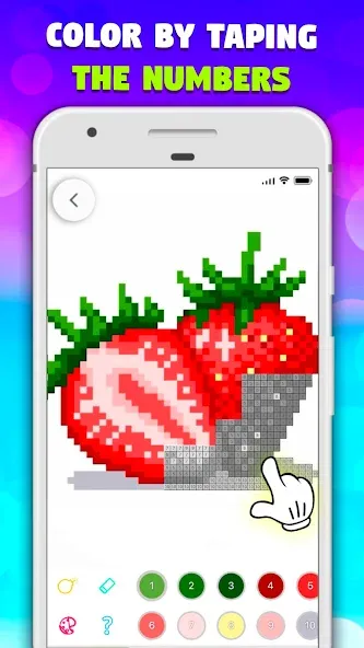 Pixel Art book・Color by number  [МОД Unlimited Money] Screenshot 2