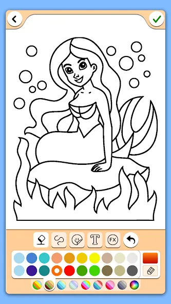 Coloring for girls and women  [МОД Меню] Screenshot 1