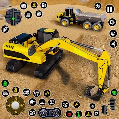 Взлом Construction Dump Truck Game (Конструкционный симулятор самосвала)  [МОД Много денег] - последняя версия apk на Андроид