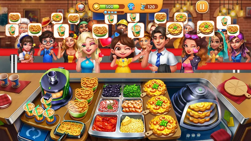 Cooking City - Cooking Games (Кукинг Сити)  [МОД Меню] Screenshot 2