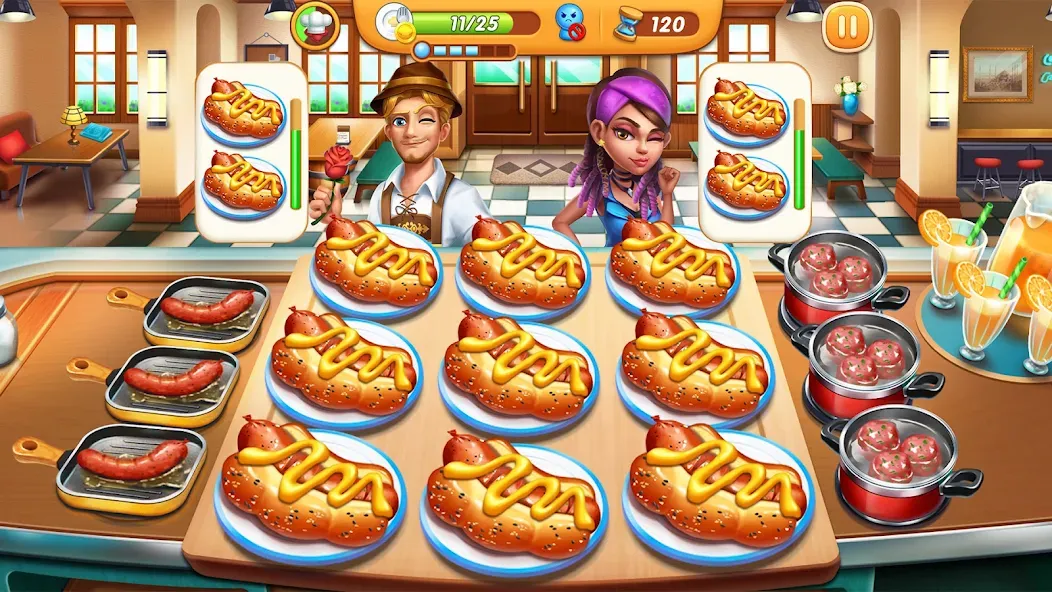 Cooking City - Cooking Games (Кукинг Сити)  [МОД Меню] Screenshot 4