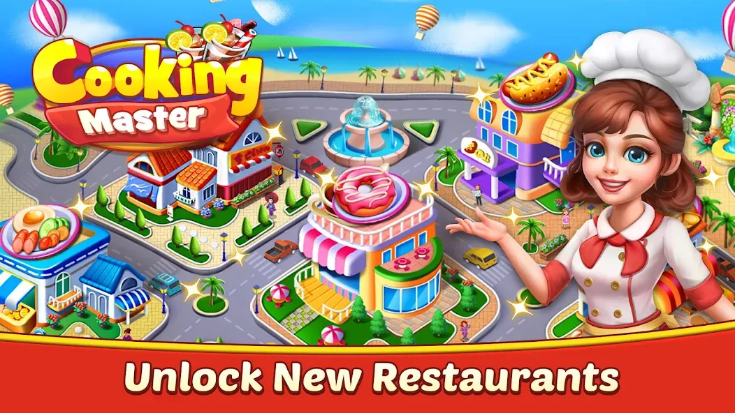 Cooking Master:Restaurant Game (Кукинг Мастер)  [МОД Unlocked] Screenshot 1