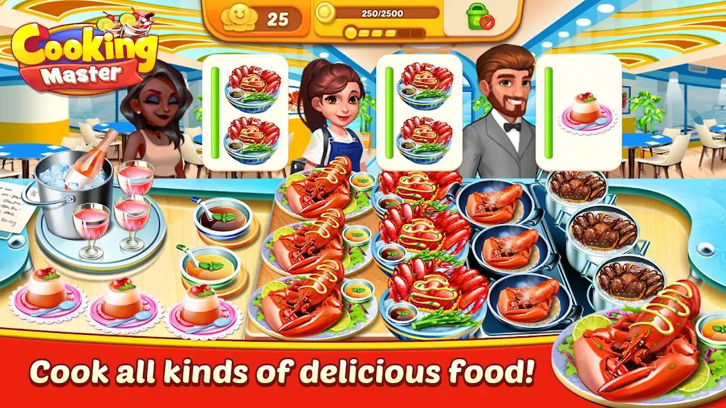 Cooking Master:Restaurant Game (Кукинг Мастер)  [МОД Unlocked] Screenshot 4