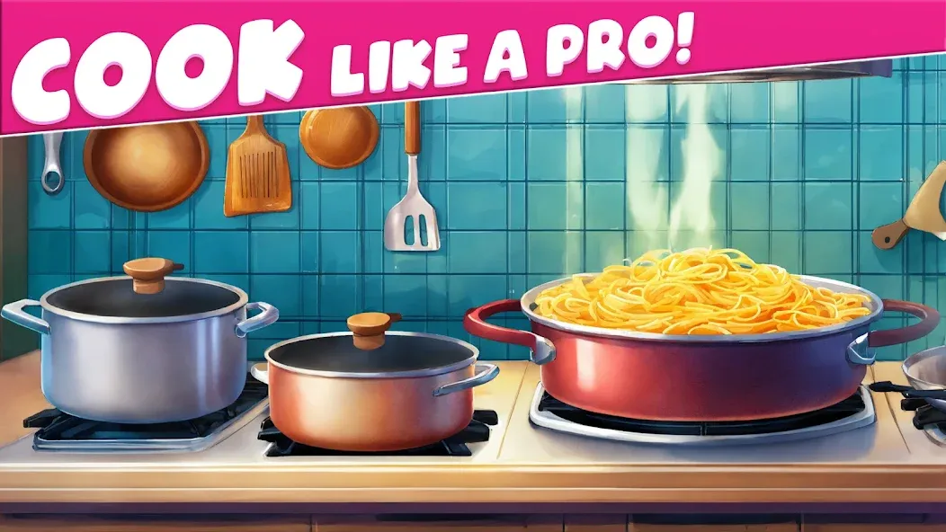 Cooking Taste Restaurant Games  [МОД Бесконечные деньги] Screenshot 1