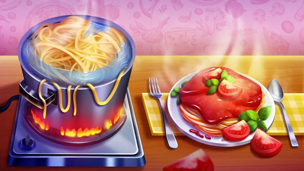 Cooking Team: Restaurant Games  [МОД Бесконечные монеты] Screenshot 1