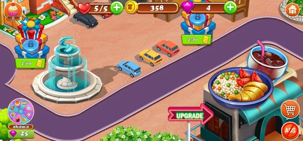 Food Game Crazy Super Chef  [МОД Menu] Screenshot 3