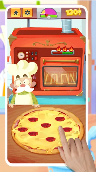 Pizza Maker - Cooking Games (Пицца Мейкер)  [МОД Unlocked] Screenshot 1