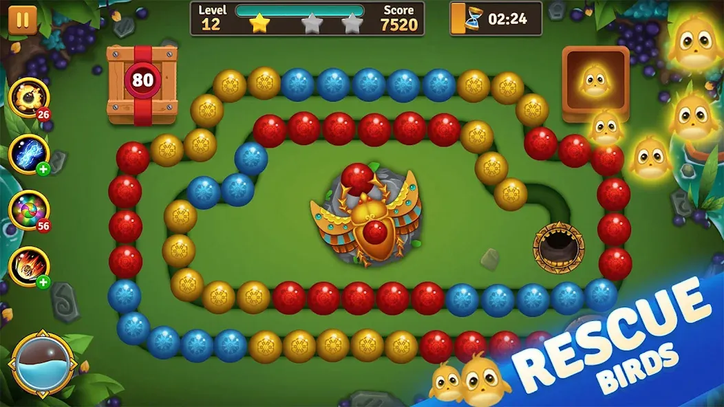 Jungle Marble Blast  [МОД Menu] Screenshot 2