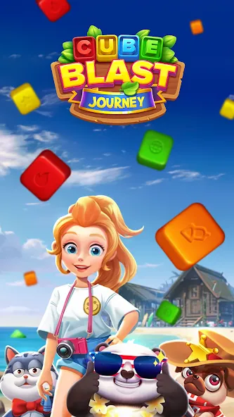 Cube Blast Journey: Toon & Toy (Кьюб Бласт Джорни)  [МОД Mega Pack] Screenshot 1