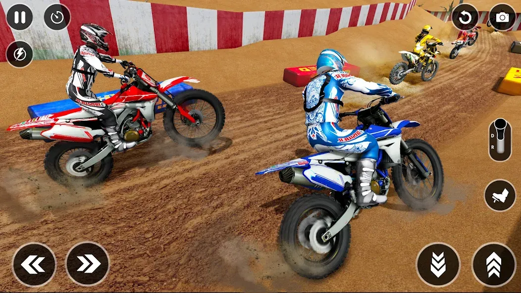 Mountain Dirt Bike Champions  [МОД Бесконечные монеты] Screenshot 1