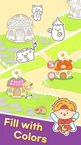 Color Town: My Lovely World (Цолор Таун)  [МОД Menu] Screenshot 5