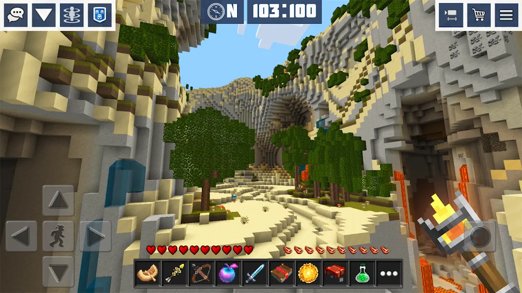 Block Craft World:Planet Craft  [МОД Бесконечные деньги] Screenshot 4