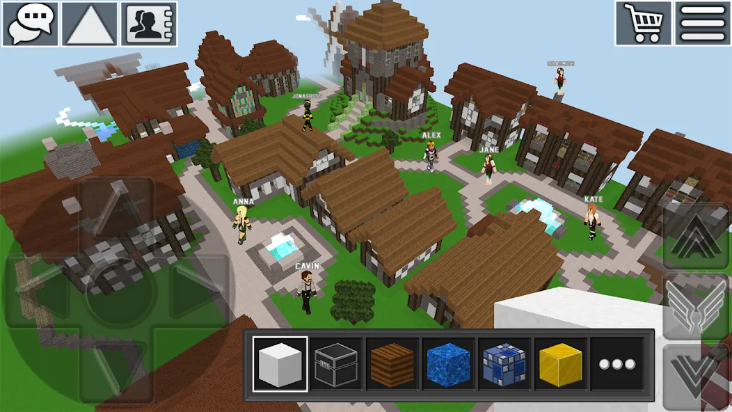 World Craft: Block Craftsman  [МОД Бесконечные монеты] Screenshot 1