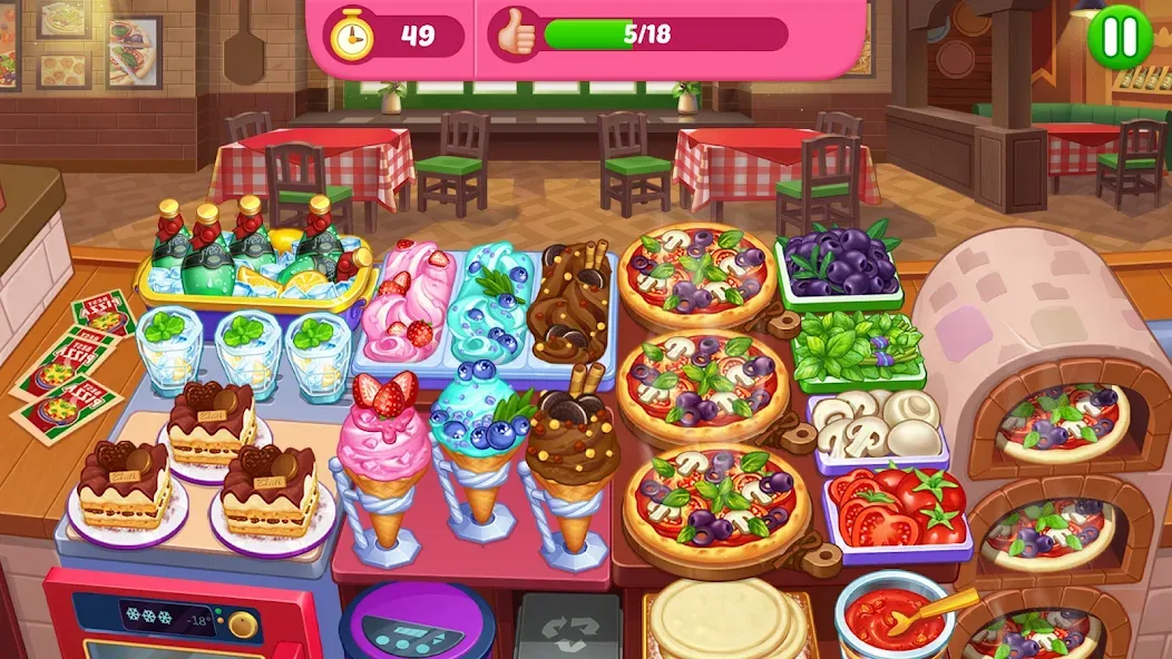 Crazy Cooking Diner: Chef Game (Крейзи кукинг дайнер)  [МОД Unlimited Money] Screenshot 2