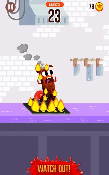 Run Sausage Run!  [МОД Unlimited Money] Screenshot 2