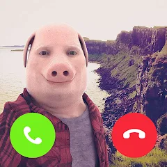 Скачать взломанную John Pork In Video Call (Джон Порк ин Видео Колл)  [МОД Много денег] - последняя версия apk на Андроид