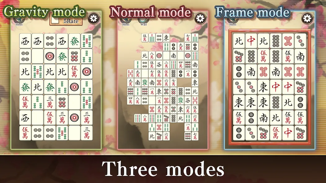 Mahjong Puzzle Shisensho (Маджонг Пазл Шисеншо)  [МОД Mega Pack] Screenshot 1