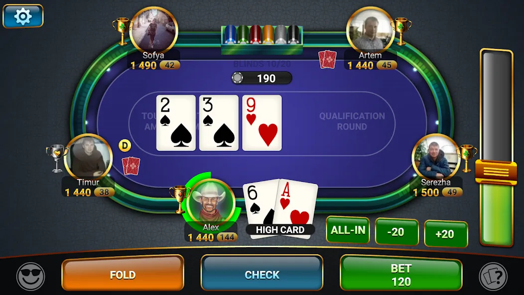 Poker Championship Tournaments  [МОД Бесконечные монеты] Screenshot 3