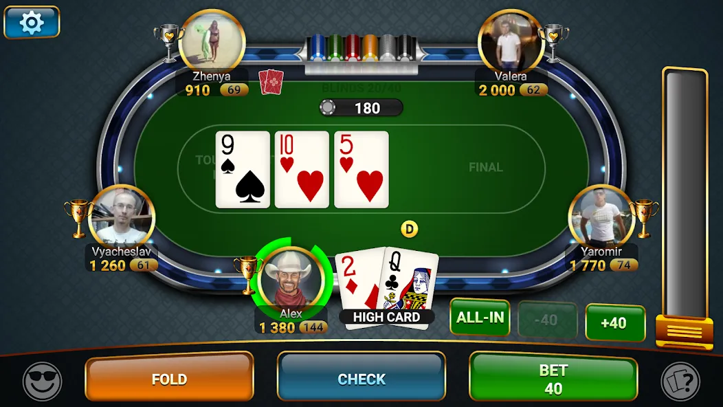 Poker Championship Tournaments  [МОД Бесконечные монеты] Screenshot 5