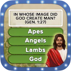 Скачать взломанную Daily Bible Trivia Bible Games (Ежедневные викторины Библии библейские игры)  [МОД Menu] - полная версия apk на Андроид