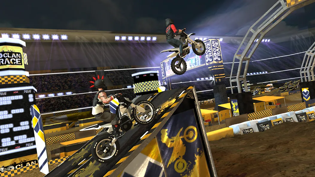 Clan Race: PVP Motocross races (Клан Рейс)  [МОД Бесконечные деньги] Screenshot 1