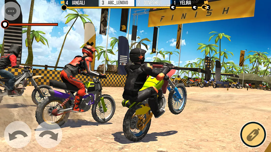 Clan Race: PVP Motocross races (Клан Рейс)  [МОД Бесконечные деньги] Screenshot 2