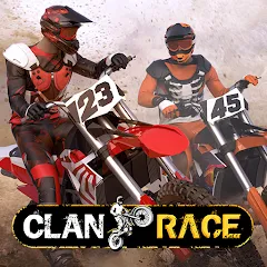 Взломанная Clan Race: PVP Motocross races (Клан Рейс)  [МОД Бесконечные деньги] - стабильная версия apk на Андроид